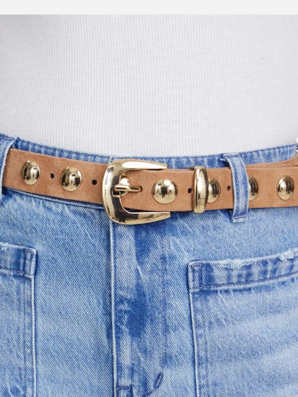 Madewell Women's Studded Belt 2X Plus